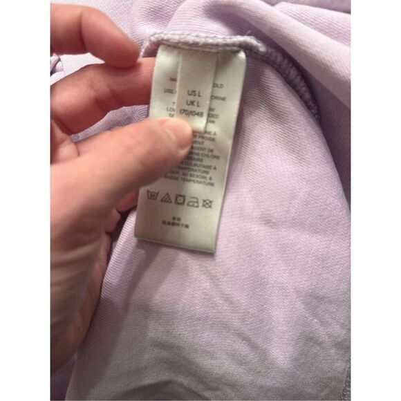 Free People Womens Lilac Ruby Shirt Fleece Button Down Shacket Jacket Large - Picture 6 of 9